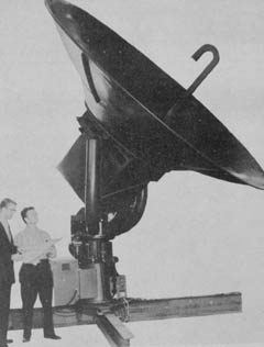 Antenna for new WSR-57 weather radars, the first of which was to be installed in Miami. In: Weather Bureau Topics, Febuary 1959, p. 27.