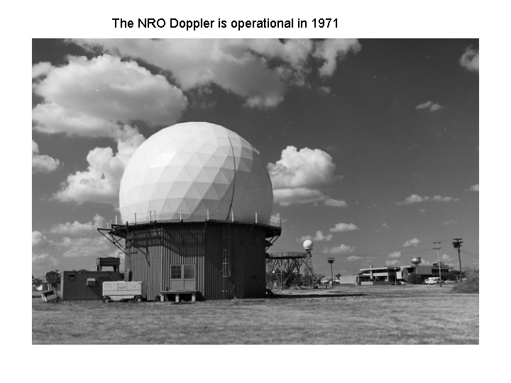 The Norman Doppler is operational in 1971