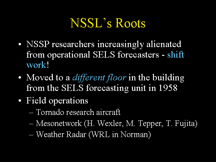 NSSP researchers alienated from operational SELS forecasters