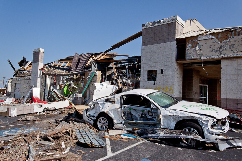 Damage from the 2011 Joplin, MO tornado