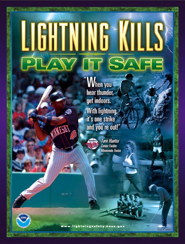 Lightning kills, play it safe