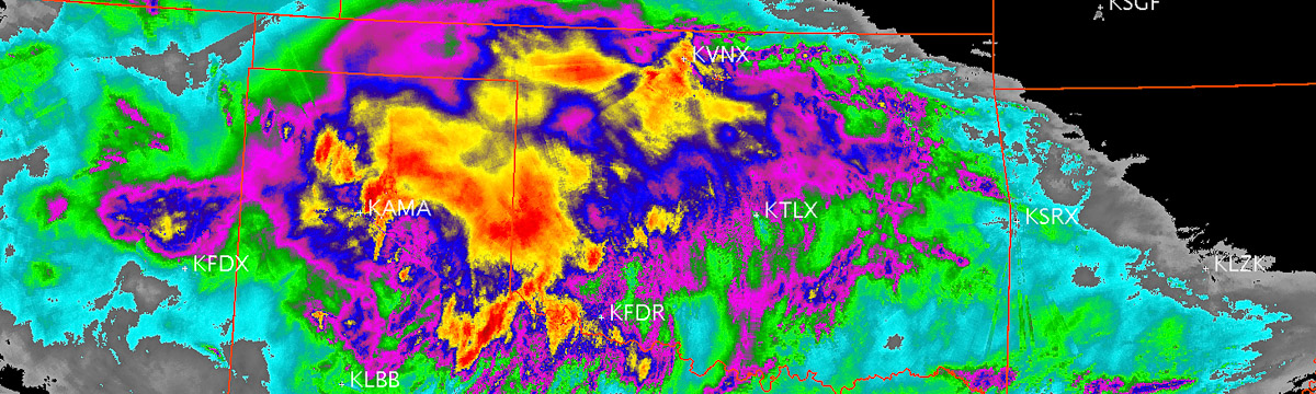 MRMS QPE output in AWIPS