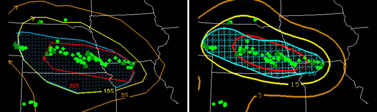 Hail probability and verification from 2014 Experimental Forecast Project