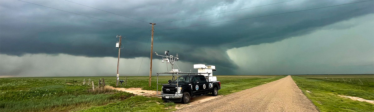 NSSL mobile mesonet vehicle in the field