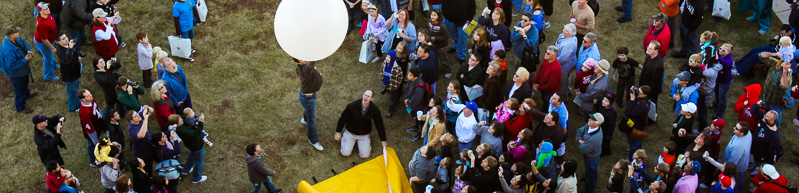 balloon launch at the National Weather Festival