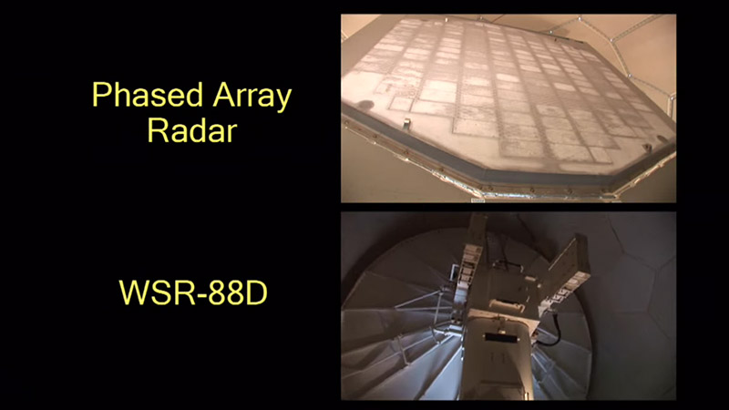 Phased Array panel vs WSR-88D dish