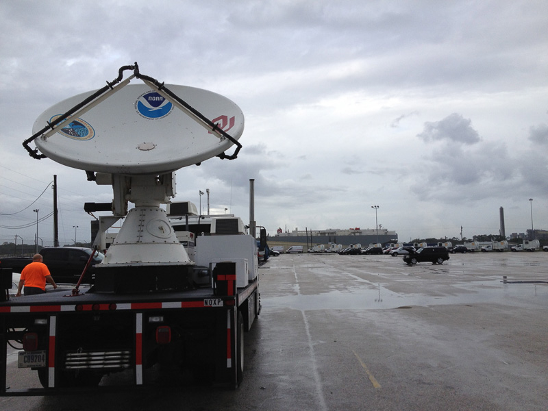 NOXP radar on loading dock