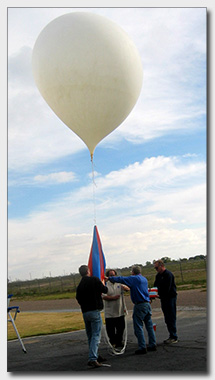VORTEX 95 balloon launch